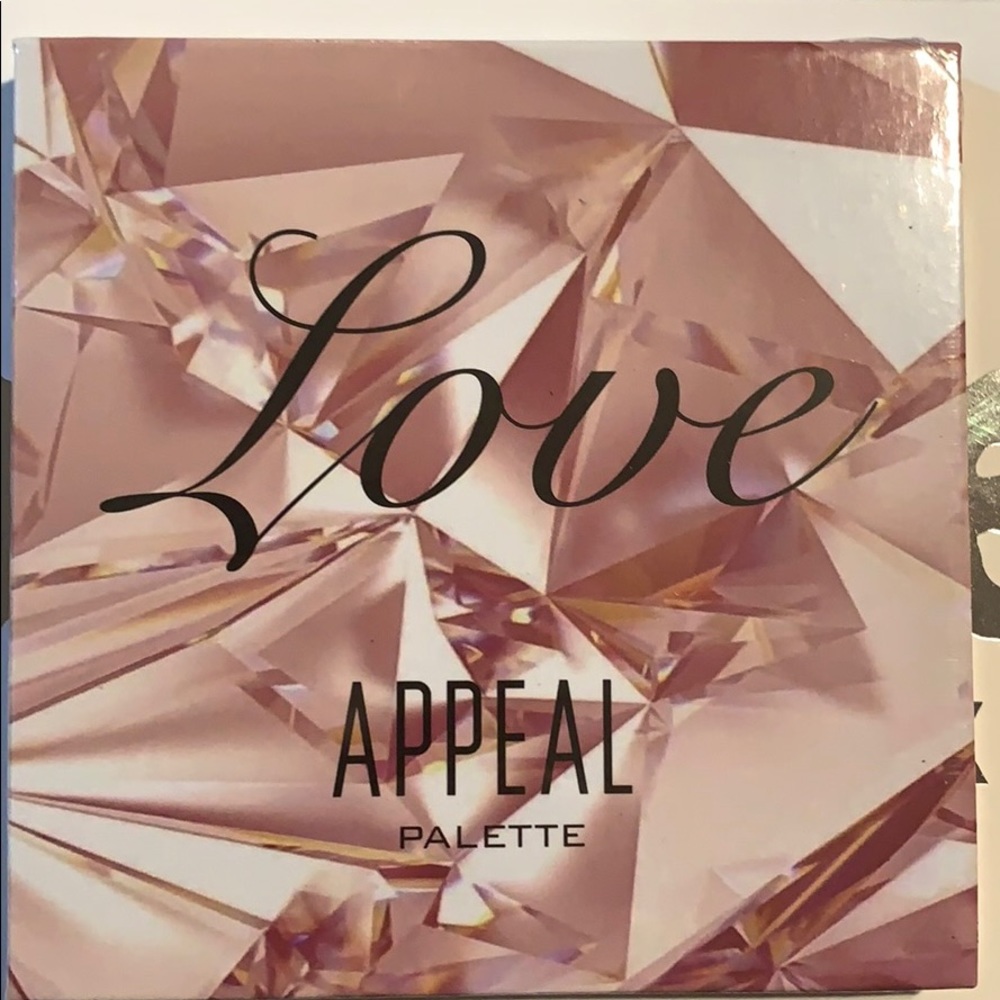 LOVE  eyeshadow palette appeal cosmetics